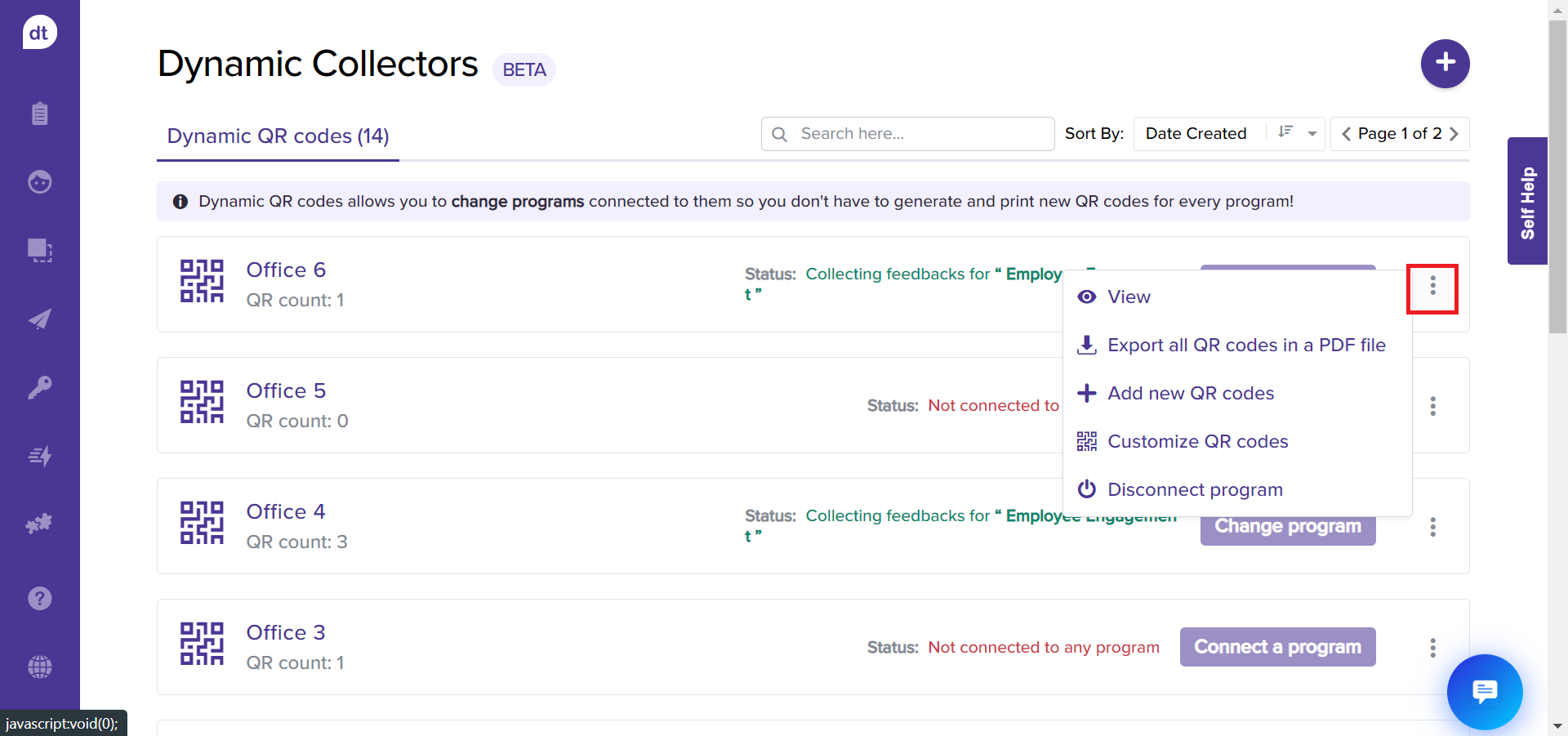 Managing Dynamic Collectors